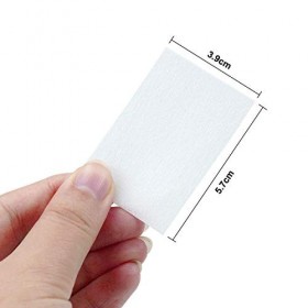 Lot de 1260 tampons en coton anti-peluches, pour ongles et ongles - Pour enlever les ongles