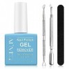 Dissolvant Vernis Semi Permanent, Gel Nail Polish Remover, Enlève Rapidement et Facilement le Vernis à Ongles en Gel Avec Lim