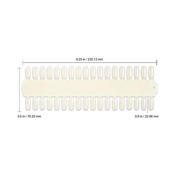 Beauticom - Tableau daffichage de la pointe des ongles pour Nail Art Design Motif pratique et Swatch Vernis à ongles Couleur