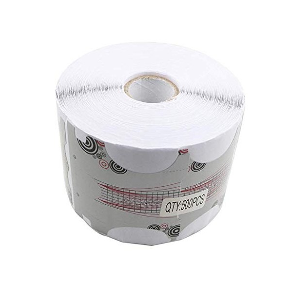 zalati Lot de 500 supports de papier autocollants pour extensions dongles en gel acrylique