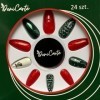 Ongles artificiels ongles de Noël hiver Deni Carte