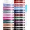 EditTime Lot de 18 faux ongles en acrylique mat avec motif ballerine et cercueil à couverture complète pour faux ongles natur