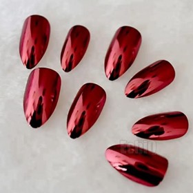 Faux ongles tendance cercueil avec colle - Kit de manucure pour femme - Acrylique - Motif léopard rose