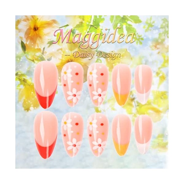 Lot de 24 faux ongles courts en acrylique à coller,En forme de goutte deau,Avec colle et autocollant,Style ballet français é