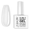 Gel Construction Ongle UV - Builder Gel 5 en 1, Gummy Base, Vernis à ongles LED, Extensions Réparation de Manucure, Renforcem