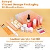 Saviland Kit Acrylique Ongle Complet + Ponceuse pour Ongles Professionnel, Clair/Blanc/Rose/Nudess Super Fine Poudre Acryliqu