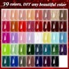 48Pcs Vernis Semi Permanent, 39 Couleurs + 2 Base ＋1 Top Coat Brillant ＋1 Top Coat Matte ＋1 Top Coat Diamant ＋1 Top Coat Fluo