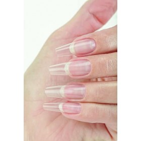 Cuccio Lot de 360 embouts élégants ultra transparents