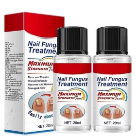 Traitement des ongles fongiques 20 ml, traitement des champignons extra fort pour ongles des pieds et des ongles, éliminateur