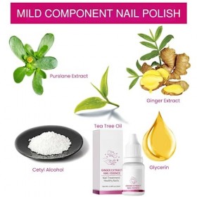 TBeautfave Traitement des ongles, huile de gingembre Onychomycose à soulagement rapide, huile de traitement des ongles, répar