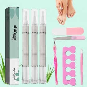 3 Pièces Nail Treatment Pen Nail Care Pen, sérum de croissance des ongles, Nail Treatment Pen, stylo de réparation des ongles