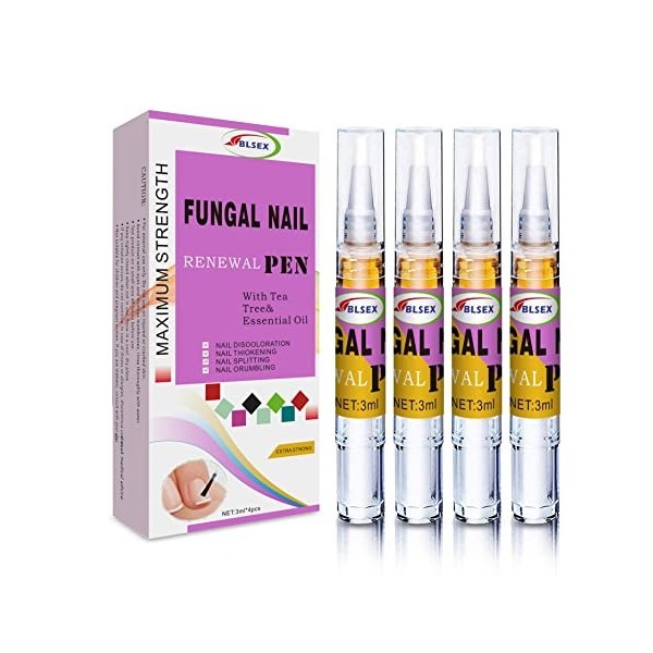 Traitement fongique des ongles, stylo de réparation efficace pour les ongles fongiques et affectés pour les ongles des orteil