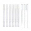 Lot de 6 stylos à huile vides de 3 ml avec 3 pipettes transparentes pour huile à ongles avec pointe pinceau, liquide de crois