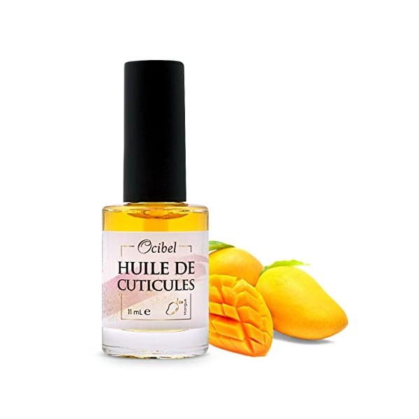 Ocibel France – Huile de cuticule senteur mangue. Hydrater, apaiser, régénérer, nourrir et favoriser la croissance saine des 