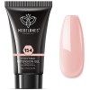 Modelones Polygel kit Ongle Gel UV Complet 50g Faux Ongles Extension Naturel Nude Rose Construction Vernis Semi Permanent Qui