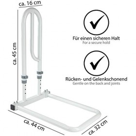 ONVAYA® aide à la mise debout des lits | Monteur de chevet | Redressement de laide | Une aide quotidienne pour les personnes