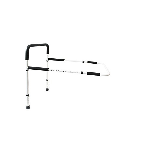 HESTEC - 25464 - Barre dAppui Lit Ajustable - Blanc