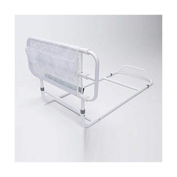 Nrs Healthcare Folding Easyfit Bed Guard P42434 White, Replaces Nottingham Nightguard Safety Guard, Smsit-P42434