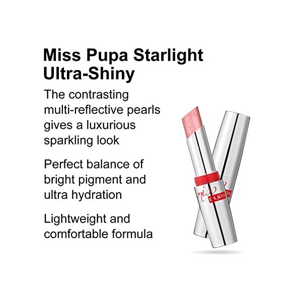 Pupa Milano Miss Pupa Starlight Ultra-shiny - 700 Charming Charlotte For Women 0.88 oz Lipstick