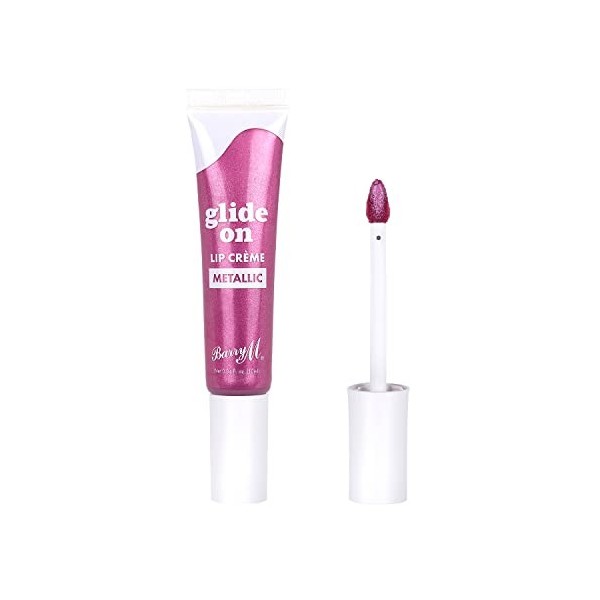 Barry M Glide On Crème à lèvres | Nuance mûrier Mood | Violet métallisé Rouge à lèvres