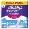 Always Discreet, 26 Serviettes Hygiéniques Incontinence Femme, Long 4 Gouttes, Protection Absorbante pour Fuites Urinaires Im