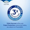 TENA Discreet Extra - Serviettes Incontinence Femme - Post-accouchement - Protections Absorbantes pour Fuites Urinaires Modér