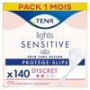 TENA Lights Protège-Slips Discret Incontinence Femme - pour Peaux Sensibles - Protections Absorbantes pour Fuites Urinaires L