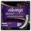 Always Discreet Boutique Bandage Pour La Perte Urinaire 8 Pièces