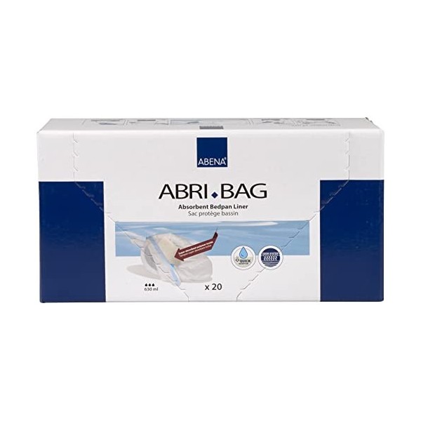 ABENA Abri-Bag 100005111 Lot de 20 sacs de protection pour poêle de lit