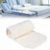 2pcs 4 Couches Adulte Incontinence Lavable Couche en Bambou Fiber Tissu Doublure Insert Pad