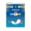 Attends Soft 7 Lot de 34 serviettes hygiéniques pour fuites urinaires importantes