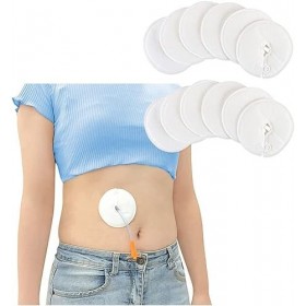 Coussinets de tube G Support de tube G J Couvre-cathéter Coussinet de bouton en coton biologique Support dalimentation Prote