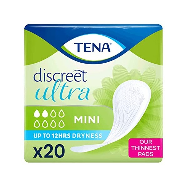 Tena Lady discreet Mini Lot de 6 paquets de 20 serviettes