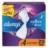 Always Radiant Pads Lot de 20 coussinets absorbants parfumés Taille 4