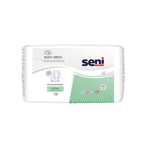 San Seni plus Lot de 3 paquets de 30 protections absorbantes pour forte incontinence