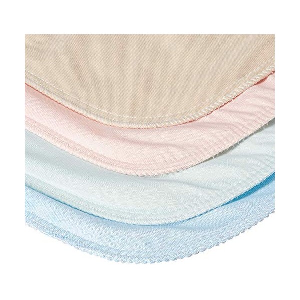 Lot de 4 alèses de lit lavables / réutilisables pour incontinence 24 x 36 - Bleu, vert, brun clair et rose - Idéal pour les e