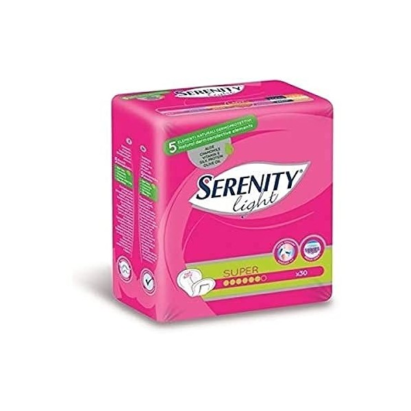 Serenity Lot de 30 serviettes intimes