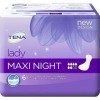 TENA Lady Maxi Lot de 2 paquets de 6 serviettes de nuit