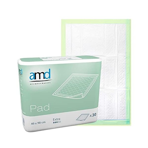 Le Pro du Médical - Alèse Jetable pour Incontinence Ultra-Absorbante 60 x 90cm, 120 