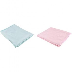 Lot de 2 alèses pour incontinence 60 x 90 cm, draps de lit imperméables, lavables et réutilisables