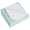 MBJERRY 3Pcs Protecteur de Coussin de lit dincontinence Lavable - 86 * 92cm Drap hydratant imperméable réutilisable pour lit