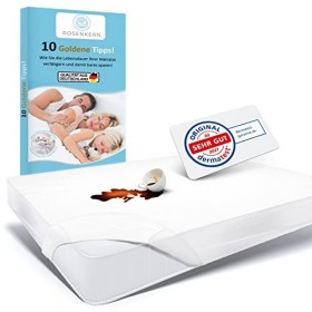 Rosenkern® Lot de 2 tapis dincontinence lavables 50 x 90 cm – Qualité allemande – Tapis de lit imperméable – Capacité dabso