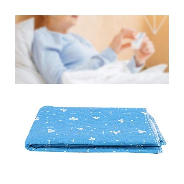 Alèses Dincontinence, Couvre-lits en Coton Hautement Absorbants Coussin Réutilisable Lavable Couvre-lits Imperméables pour E