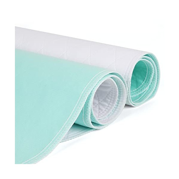 CoolShields Lot de 3 alèses imperméables lavables 86,4 x 91,4 cm