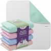 Royal Care Lot de 4 alèses réutilisables et imperméables pour incontinence 86,4 x 91,4 cm