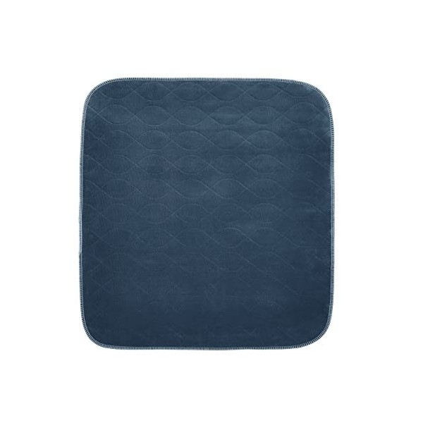 Drylife Lot de 3 protections de chaise absorbantes lavables Bleu 53 x 58 cm