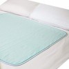 Lot de 4 tapis de sol extra absorbants - Lavable en machine - Sous-matelas imperméable - 34 x 36 cm