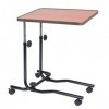 Nrs Healthcare M15691 Table de Chevet/Chaise de Bureau Portative - Inclinable - Réglable et à Roues