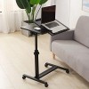 Chariot de bureau pour ordinateur portable QQ-8A noir