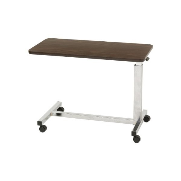 Drive Medical Table de lit Basse Noyer